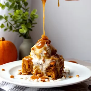 Drizzling gorgeous maple-butter sauce onto vanilla base ice cream.